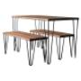 COMEDOR COMPLETO/RECT ALISTONADO PINO 1.20*70 CMS H