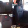 tapizado de mitsubishi en material con logo bordad