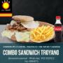 COMBO DE SANDWICH TROYANO (CORDERO, POLLO, QUESO, VEGETALES)