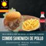 COMBO SANDWICH DE POLLO ASADO AL VINO