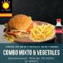 COMBO SANDWICH MIXTO CON VEGETALES