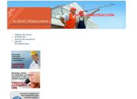 Sitio web de Aceros Pensilvania Ltda.