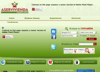 Sitio web de Aservivienda Inmobiliaria.