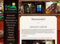 Sitio web de Cafe & Crepes