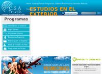 Sitio web de CSA Travels