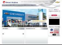Sitio web de Diesel Andino - Buses & Camiones Chevrolet - Sede Sur