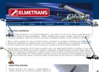 Sitio web de Elmetrans Ltda