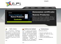 Sitio web de E.P.I. LTDA