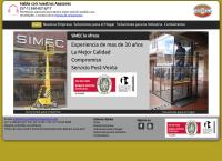 Sitio web de Simec Ingenieros Ltda