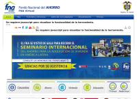 Sitio web de Fondo Nacional Del Ahorro