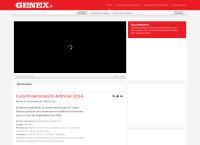 Sitio web de Genex