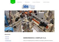 Sitio web de Ideplas Ltda