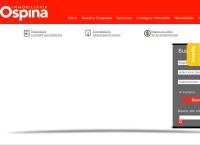 Sitio web de Inmobiliaria Ospina