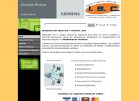 Sitio web de I.S.C. Ingeniería De Servicios Y Control Ltda
