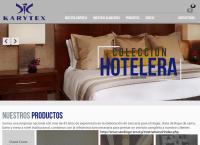 Sitio web de Confecciones Karytex