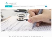 Sitio web de Novamedica Ltda.