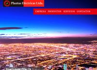 Sitio web de Plantas Electricas Ltda