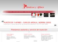Sitio web de Plásticos Y Afines