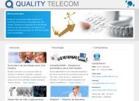 Sitio web de Quality Telecom Ltda.