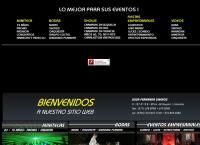 Sitio web de Producciones Sonido Digital Eventos