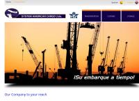 Sitio web de System American Cargo Ltda