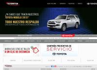 Sitio web de Toyota Tuyomotor El Poblado