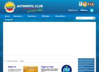 Sitio web de Automovil Club de Colombia