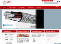 Sitio web de Procables Ltda.