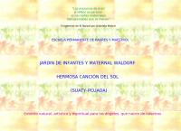 Colegio Waldorf Hermosa Canción Del Sol (Suaty-Pcuaoa)