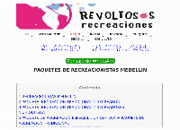Sitio web de Revoltosos Recreaciones Fiestas Infantiles y Decoracion Cumpleaños  Primeras Comuniones Eventos