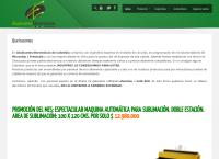 Sitio web de Alcahuetes Electronicos de Colombia