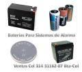 Mantenimiento a sistemas de Alarmas -Baterías-