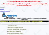 Sitio web de Insetron Limitada