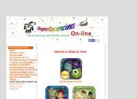 Sitio web de Superdecoraciones
