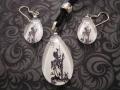 Arte en Joyas incrustada en Vidrio
