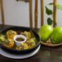 Subido por visitante en 11/09/2018 - deliciosa entrada de canastas de maduro con camaron