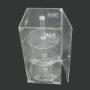 display vertical en acrilico