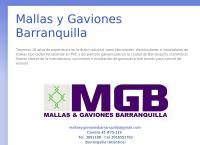 Sitio web de Mallas Barranquilla