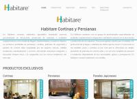 Sitio web de Habitare Cortinas y Persianas en Bogotá