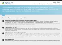 Sitio web de Soluy Software