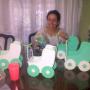 dulcero coche en fomy