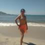 en la playa