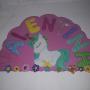 unicornio decorado en fomy