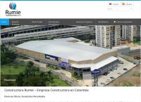 Sitio web de Rumié Constructora en Colombia