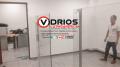 divisiones de oficina en vidrio
