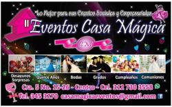 Eventos Casa mágica decoracion y organizacion de fiestas