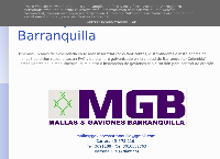 Sitio web de Mallas & Gaviones Barranquilla