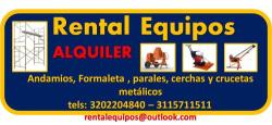 ALQUILER ANDAMIOS RENTAL GIRARDOT