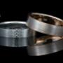 Argollas tres diamantes