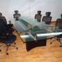 Mesa para Juntas Crystal Concave